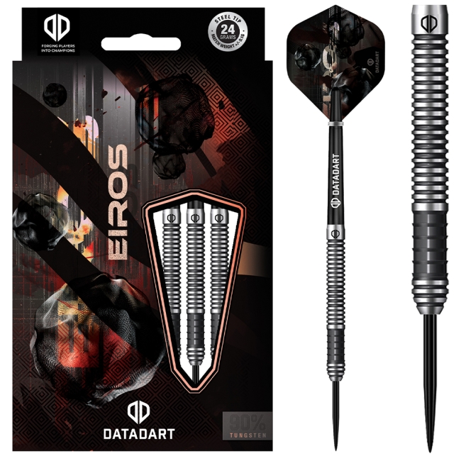DATADART EIROS Steeldart-Set 24, 26 oder 28 Gramm